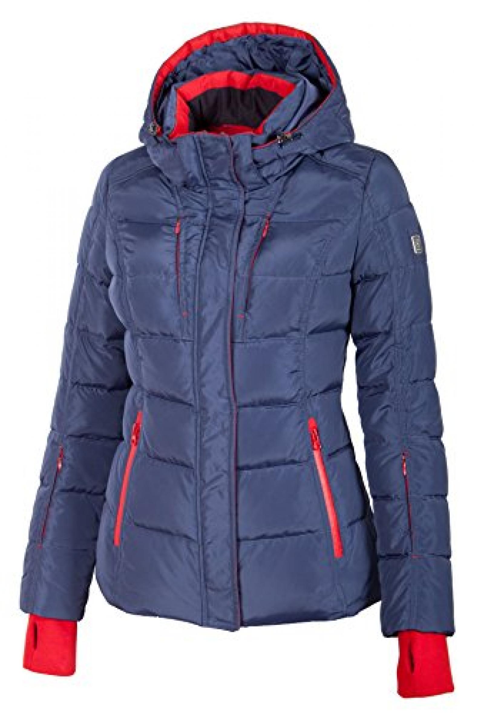 Q134 Damen Daunenjacke "SNOWIMAGE" mit Kapuze ocean blau Q134 Damen Daunenjacke "SNOWIMAGE" mit Kapuze ocean blau